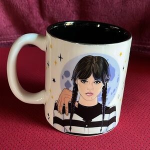 Coffee Mug Addams Family Wednesday Addams & Thing Spider Halloween